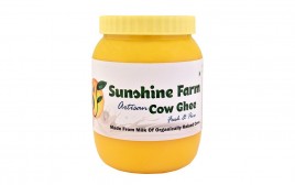 Sunshine Farm Artisan Cow Ghee (Fresh & Pure)   Plastic Jar  1 litre